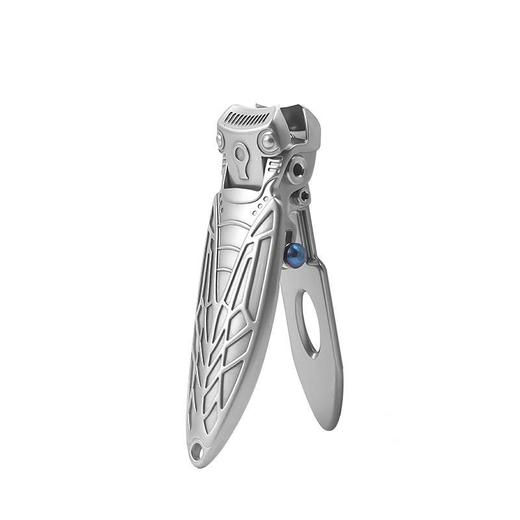 【设计师款金蝉仿生防飞溅】不锈钢禅型大开口指甲钳粉末压铸指甲剪套装修甲刀美甲钳工具 商品图4