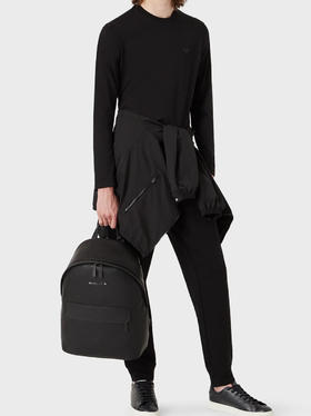 E@ 2024秋季新款 男士 小鹰标长袖圆领T恤 Z-11986