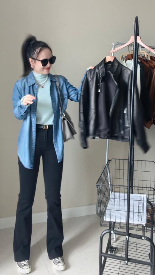 小众原单100天丝牛仔衬衫百搭显瘦款 商品图10