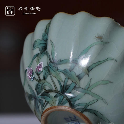 问鼎鼎青系列青莲杯（蝶花） 商品图4