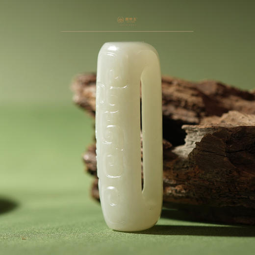 新疆国玉盟世玉和田玉白玉腰扣【带证书·顺丰物流】 商品图3
