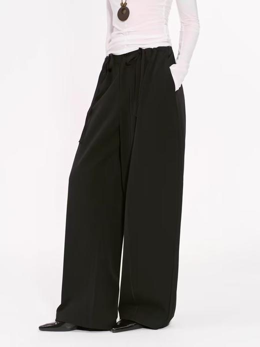 出逃赤岗西/24AWK108/黑色无腰头西装裤 商品图0