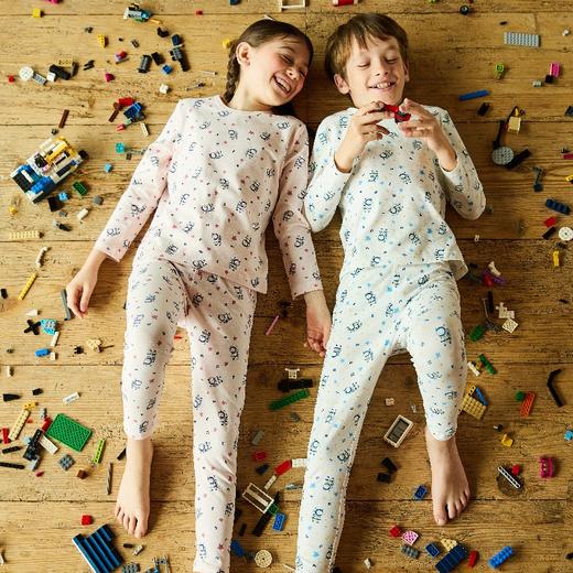 【纯棉印花】SCHIESSER德国舒雅男童纯棉印花保暖家居两用套装3B/23695W 商品图0