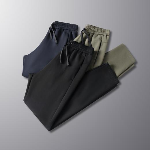 【空气棉】【新款DSF】大依优型大码松紧腰直口休闲运动裤卫裤休闲裤加肥加大运动长裤胖子裤子 商品图0