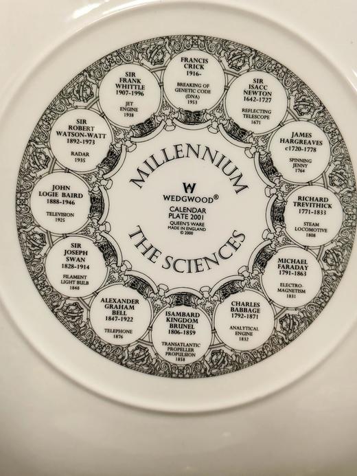2000年Wedgwood英国威基伍德年份盘中古年份盘收藏赏盘礼物生日圣诞日历系列 商品图6