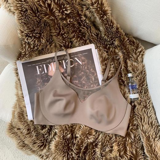 【日本薄款兔耳朵无痕内衣】黑科技高弹细旦纤维大胸显小胸显瘦，不上滑不跑杯不尴尬，收副乳无钢圈睡眠文胸罩QQ 商品图8