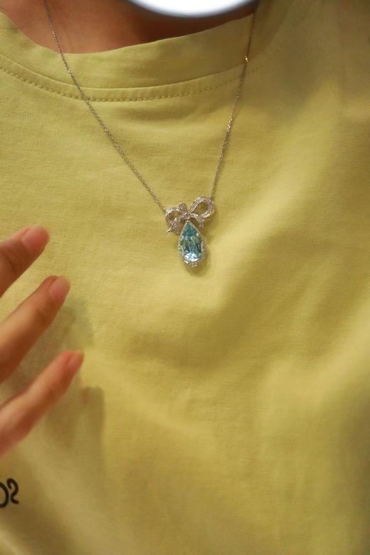 18K海蓝宝石项链 4.71ct 商品图8