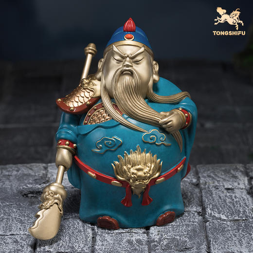 铜师傅《于荣光联名关羽》桌面武财神铜关公摆件 家居装饰工艺品 商品图3