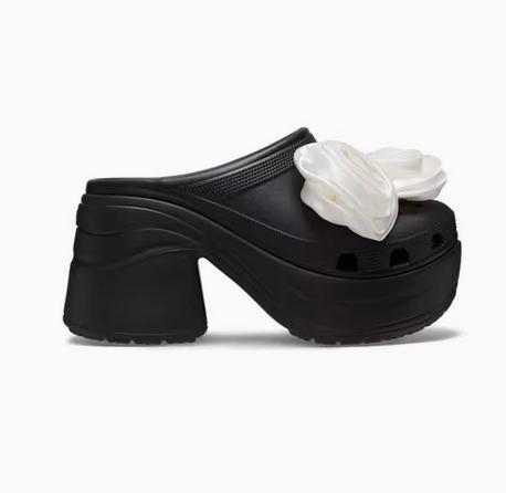 CROCS洞洞鞋 玫瑰人鱼鞋Clog 黑色210367-001 商品图0