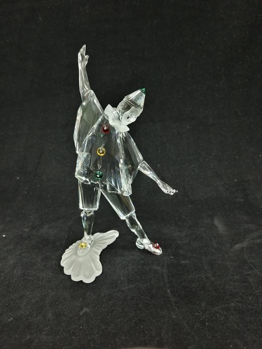 施华洛世奇水晶小丑皮耶罗摆件有原盒，这是1999年仅为会员成员制作的限量作品 商品图2