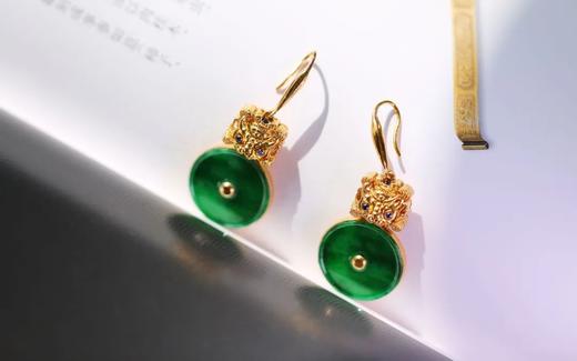 真正的贵气｜小狮子平安扣耳环毕业款 商品图3