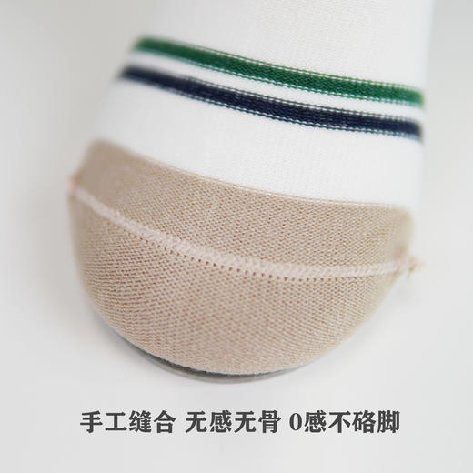 童【2双装 6双6折】丨小童春秋条纹简单童袜中长筒袜子精梳棉袜【2423218】 商品图4