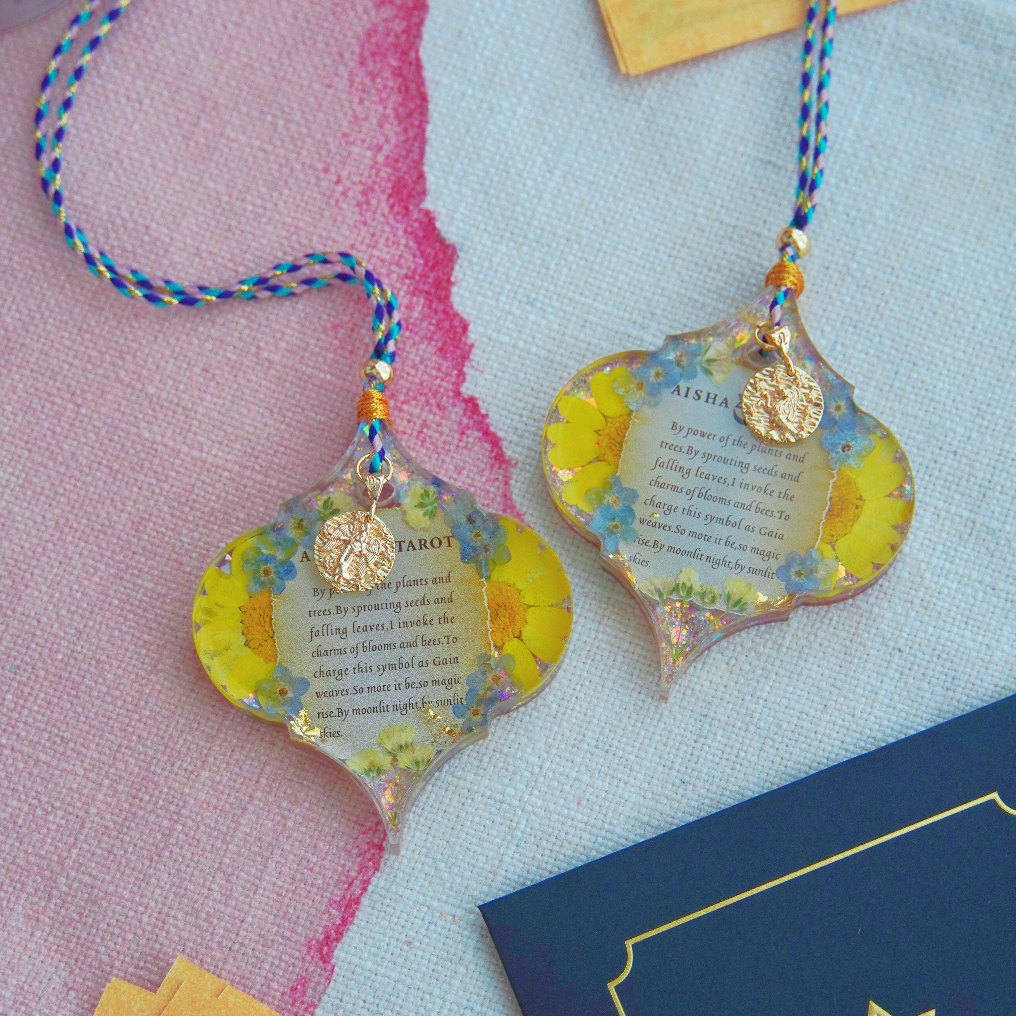 2024新版永生花十二星座祈福御守（纯手工）