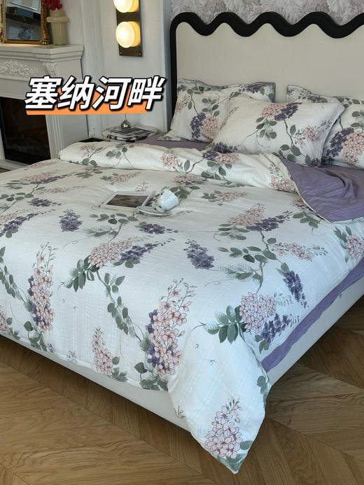 ✨【出口韩国竹纱棉四件套】价格、🔺品质比纯棉还高❗ 🤤绵绵软软的棉纱巨舒服，🉑亲肤，透气，🉑吸汗！ ✅竹节纹理工艺 商品图2