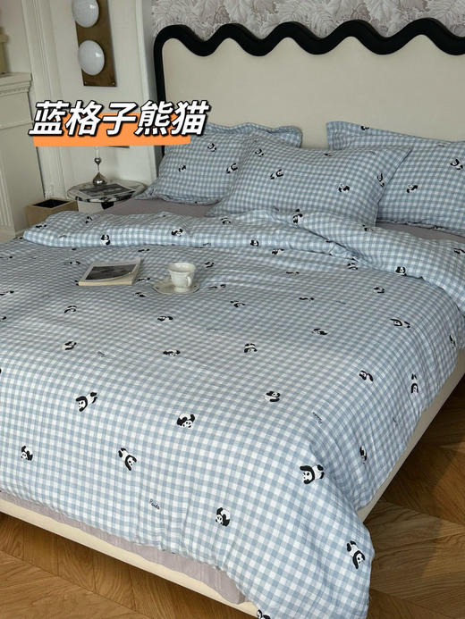 ✨【出口韩国竹纱棉四件套】价格、🔺品质比纯棉还高❗ 🤤绵绵软软的棉纱巨舒服，🉑亲肤，透气，🉑吸汗！ ✅竹节纹理工艺 商品图0