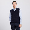 【V领无袖羊绒背心】羊绒世家秋冬男士新品100%山羊绒针织马甲套衫 商品缩略图0