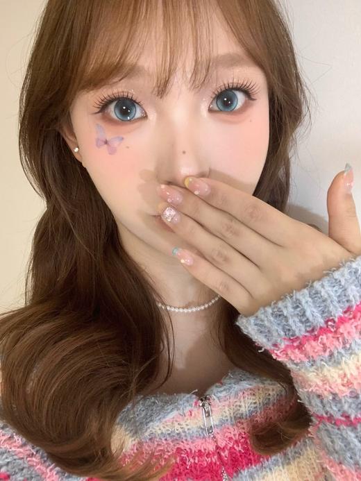 papadox月抛 青霜碧玉/琉璃金叶/熏衣紫雾 14.5mm 蓝/棕/紫 一盒一个度数 商品图5