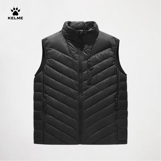卡尔美男式轻薄羽绒马甲 商品图9