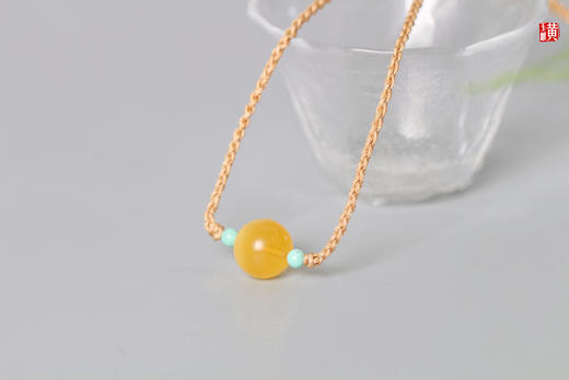 【浪漫星河】蜜蜡圆珠项链 商品图4