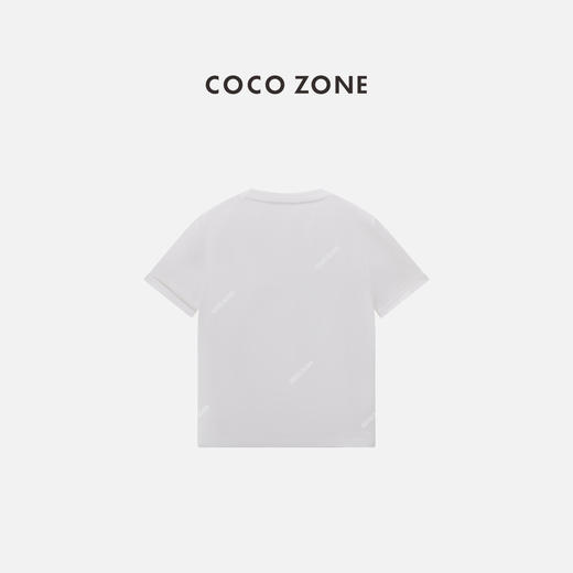 COCO ZONE 夏季字母印花短袖T恤百搭圆领上衣CC1B1261 商品图1