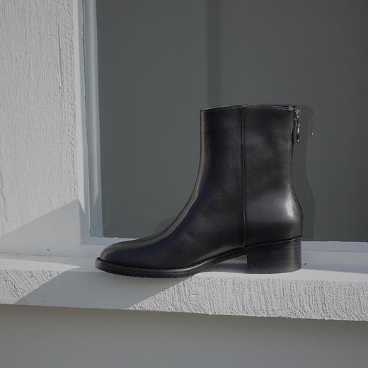 BIUCILI 原创设计以简驭繁 中跟百搭切尔西靴短靴女裸靴 商品图7