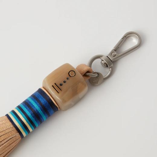 心艺手作：和平流苏皮革钥匙扣 Peace Engraved Leather Tassel Keyring 商品图1