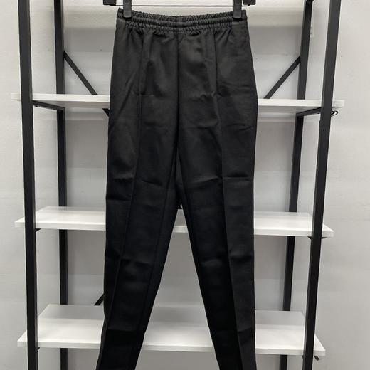 Lacoste/法国鳄鱼 女士春秋松紧腰羊毛混纺百搭直筒休闲裤HF0317 商品图0