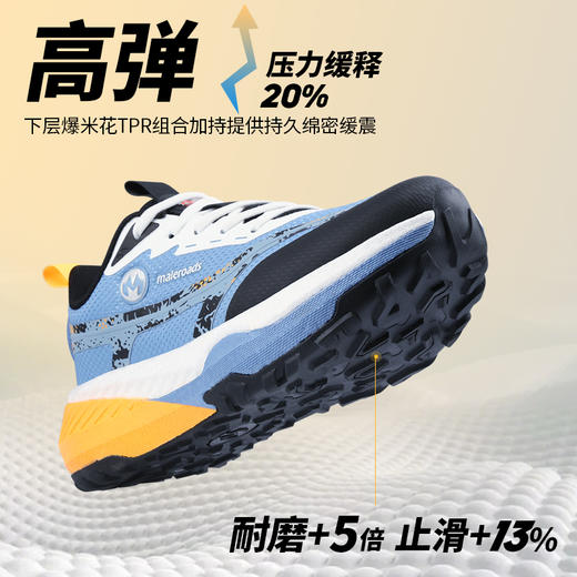 【建议选大一码】迈路士新款跑步马拉松减震高弹透气舒适男女轻跑鞋 商品图4