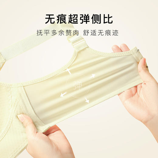 孕哺两穿孕妇哺乳期文胸聚拢防下垂内衣便捷前开扣无钢圈内衣如烟如梦 商品图5