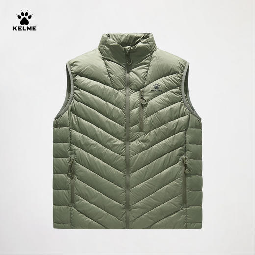 卡尔美男式轻薄羽绒马甲 商品图4