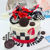 摩托赛车运动系蛋糕 商品缩略图0