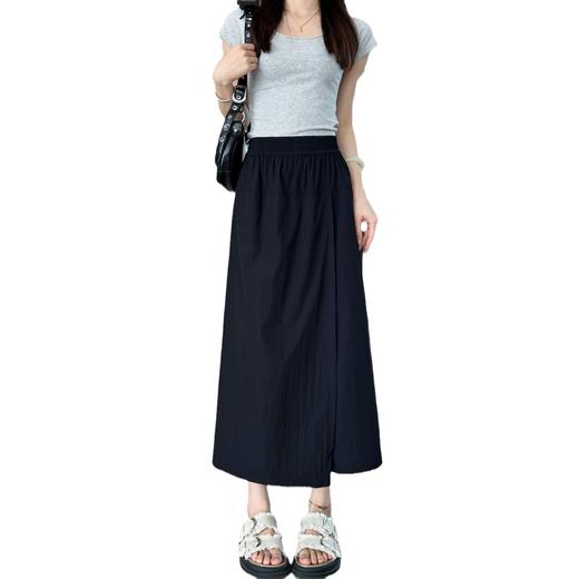 「山本工装裙裤！三色可选」2024夏季新款冰凉宽松阔腿裤 高腰休闲洋气显瘦裙裤凉感直筒休闲裤下装 商品图4