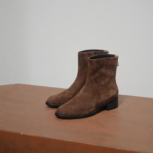 BIUCILI 原创设计以简驭繁 中跟百搭切尔西靴短靴女裸靴 商品图0