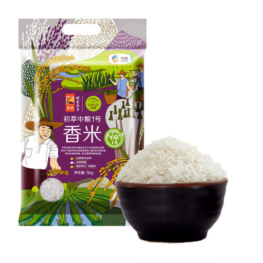 【2025年新米】中粮初萃 中粮1号香米5kg 东北大米 商品图5