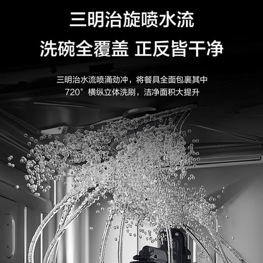 海尔（Haier）嵌入式洗碗机家用15套双面洗新一级水效智能开门速干洗消一体高效除菌 【旗舰升级W5000X】双面9D精洗+智能开门速干 商品图2