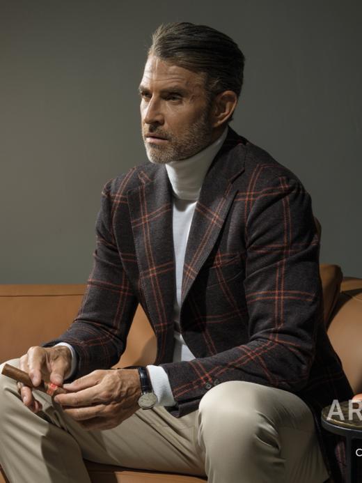 「爱好者直选44款」Ariston 羊毛/蚕丝/羊绒/小羊驼毛等多材质混织全麻衬单西（季末官方特惠） 商品图0