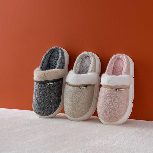 【远梦】女棉拖（呢绒系列）YM2412 商品图1