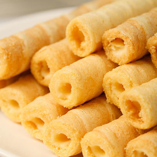 芝士咸蛋黄卷心酥  芝士味夹心饼干下午茶甜点心糕点整箱小零食400g 商品图5