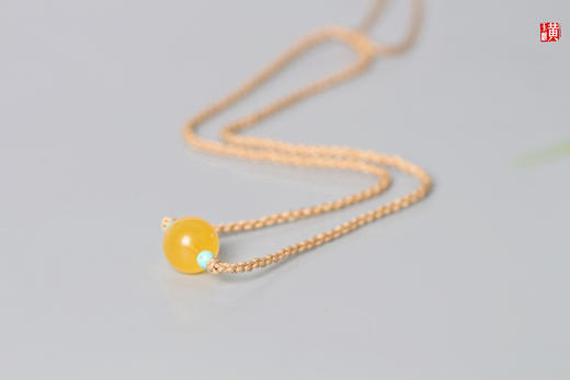 【浪漫星河】蜜蜡圆珠项链 商品图1