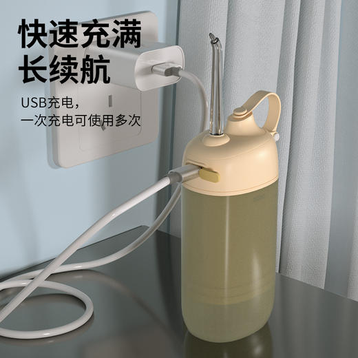 【随拎随走 一冲即净】CB便携冲牙器3.0 全新升级电机 200ml可伸缩水箱拆卸易清洗 IPX7级全身防水 3档调节保护牙龈 拒绝误伤 商品图7