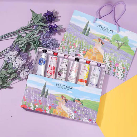 2024-新款 欧舒丹花悦奇境薰衣草护手霜六件套 商品图0