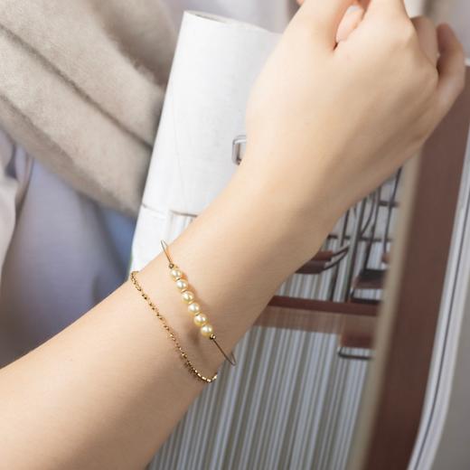菜菜家羽皇金珍珠手链|珍珠届的金色小灯泡！万元品质，贵气又复古 商品图4