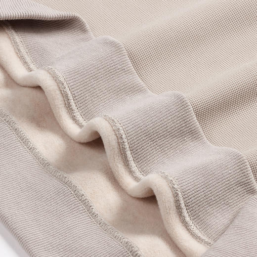 罗蒙秋冬男士加绒圆领卫衣多色可选保暖舒适百搭休闲通勤t恤男上衣 商品图13