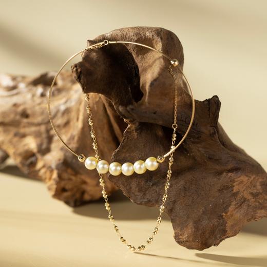 菜菜家羽皇金珍珠手链|珍珠届的金色小灯泡！万元品质，贵气又复古 商品图6