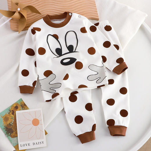 【超值59.9任选2套！】儿童秋衣秋裤套装 纯棉婴儿打底内衣套装 全棉男童女宝衣服 宝宝秋衣套春装小童-QQ 商品图5