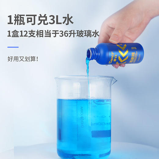 车仆汽车玻璃水雨刷精车用浓缩雨刮水液四季通用 商品图1