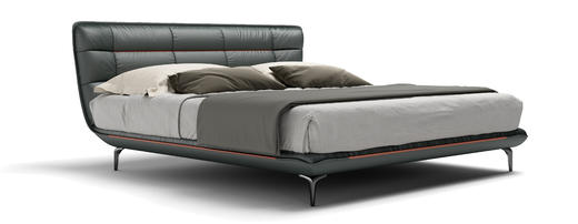BFC1-237-A黑巧·现代大气意式皮床 商品图0