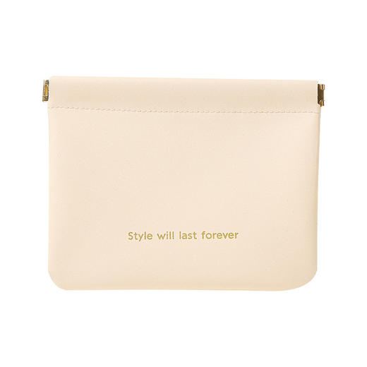 「数色可选！小香风系列」自动闭合收纳包 居家日用便携数据线分类袋充电器口红化妆包眼镜旅行收纳整理袋 商品图4