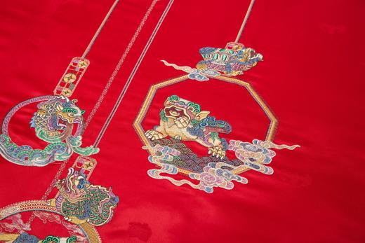 QFZ6-008 罗莱·囍 祥龙闹囍-红色 商品图3