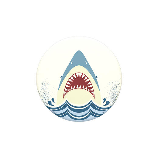 【会员专属购】POPGRIP泡泡骚 Graphic平面系列 鲨鱼 商品图1